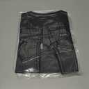 Boys Cotton Long Sleeve Shirts Soft Breathable Crewneck Tees for Kids, Fashion Basic Tops 4-12 Years (Black, XS)