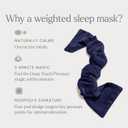 Nodpod Gentle Pressure Sleep Mask | Patented Light Blocking Design for Sleeping, Traveling & Relaxation - Midnight