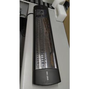 EAST OAK Electric Patio Heater | 1500W Wall Mounted Infrared Heater for Outdoor, Garage, Backyard, Restaurant | 24H Timer, IP65 Waterproof | 3 Heat Levels & Overheating Protection | Black