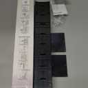 Hat Organizer for Baseball Caps 2Pack, Hat Rack for Wall with Strong Adhesive Hold up to 20 Hats, Hat Hanger Holder Display for Door Closet, Cap Organizer Storage Multilayer Two Mounting Option(Black)