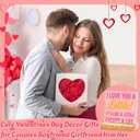 I Love You A Lottie Love Decor Gifts for Couples Boyfriend Girlfriend, Romantic Acrylic Desk Sign for Home Bedroom Anniversary Engagement Wedding Birthday Gifts for Him Her