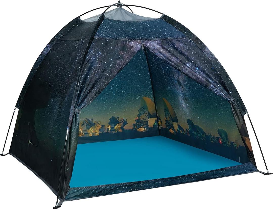 Mnagant Kids Play Tent-61x61x45Imaginative Play Popup Tent Space World Tent for Kids Indoor/Outdoor Fun-Kids Galaxy Dome Tent Playhouse for Boys and Girls,Perfect Kids Gift