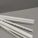 Mahjong Racks with Pushers, White Wooden American Mahjong Tile Pushers and Racks Set of 4, Mahjong Accessories (19.68 Inches), 19.68" L x 2.55" W x 1.06" H