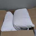 BHZ Throw Pillows 20x20 Euro Pillow Inserts Set of 2, Down Feather Alternative Pillow Inserts, Decorative Soft Large Square White Throw Pillows Insert for Couch Bed Dorm Sofa with Breathable Cover