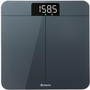 Etekcity Scale for Body Weight, Digital Bathroom Scales for People, Most Accurate to 0.05lb, Bright LED Display & Large Clear Numbers, Upgraded Quality for the Elderly Safe Home Use, 400 lbs (Grey-blue)
