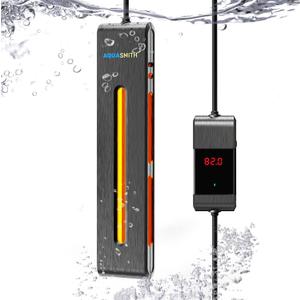 Aquarium Heater,100W Fish Tank Heater,Suitable for 40-50 Gallon Fish Tank,Dual-chip Intelligent Temperature Control,Has a Variety of Intelligent Security Protection Functions