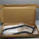 Handrails for Outdoor Steps, Heavy Duty Non-Slip Handrail, U-Shaped Safety Hand Rails, Wall-Mounted Rail for 1-3 Step Stairs, 19" Length Railings for Indoor and Outdoor