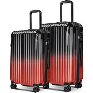 Carry on Luggage 2 Piece（20in/24inch - Airline Approved Suitcases with Spinner Wheels, Built-In TSA Lock，Hard Shell Expandable Suitcases