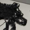 Avidlove Lingerie for Women Lace Corset and Panty Outfits Garter Lingerie Sets (Large, Black)