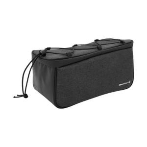 Blackburn Bike Rack Bag Bike Trunk Bag Rear Bike Rack Bag for Travel with Rain Cover & Reflective Stripes, Grey 12"x7"x6"