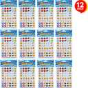ArtCreativity 3000+ Emoticon Stickers for Kids, Includes 12 Packs with 72 Sticker Sheets, Emoticon Sticker Set for Teacher Classroom Rewards, Art Supplies, Kids Party Favors, Goodie Bag Fillers