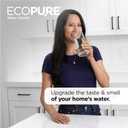 EcoPure EPINL30 5-Year In-Line Refrigerator Water Filter Universal Fit for Most Fridges, Ice Makers, RVs & Boats Reduces Chlorine Taste & Odor Easy DIY Install with 1/4" Fittings