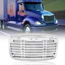 Chrome Front Hood Radiator Grille Compatible With 2004-2017 Freightliner Columbia (with Bug Screen), UT-FCE-0101