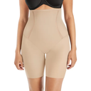Maidenform Women's Power Slimmer Hi-Waist Thigh Slimmer, Latte Lift, M