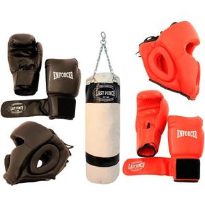 Boxing Package New 1 Pair of Headgears 2 Pair Gloves & Punching Bag