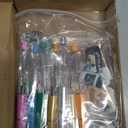 WEWAYSMILE 12 Set Beadable Pen Kit DIY Pens Plastic Beadable Pens Cute Various Silicone Beads Spacer Beads Suitable For Office School Gifts Handicrafts Office SuppliesCoffee Style