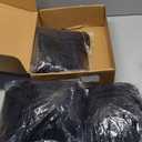 Wokceer Wedding Arch Cover (7.2FT, 6.6FT, 6FT) Set of 3 Spandex Fitted Wedding Arch Stand Covers Round Top Chiara Arch Backdrop Stands Cover for Birthday Party Wedding Ceremony Decor Black