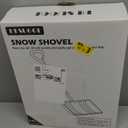 Snow Shovel for Driveway, 48 Inch Winter Snow Removal with Plastic Double Handle, Ergonomic Lightweight Snow Shovel for Home Sidewalk Garden Car Garage Outdoor