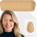 45 Pcs Adhesive Eye Patches for Adults, Medical Eye Patch Disposable Breathable Eyepatch for Amblyopia Lazy Eye Latex Free Adhesive Bandages for Adults, Regular Size 3.32.3 inches, Nude Color