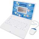Lexibook - Educational and Bilingual Laptop Spanish/English - Toy for Children with 124 Activities to Learn Mathematics, Dactylography, Logic, Clock Reading, Play Games and Music - JC598i2