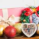 Book Lovers Gifts, Book Ornament for Christmas Tree, Book Lover Christmas Ornaments, Ceramic Ornament (Book)