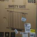 Baby Gate No Drilling, 29"-40" Auto Close Dog Gate Indoor for Doorways & Stairs, Pressure Mounted Adjustable Pet Gate, Easy Walk Through Child Gate for Children & Pets Stroller Friendly, White