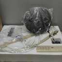 EDISHINE 78.3" Gold Arched Floor Lamp with Remote, Mid Century Modern Reading Light Over Chair, Tall Arc Standing Lamp for Living Room, Home Office, Reading Room, Dining Room, Dimmable Bulb Included