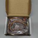 Leather Dog Collar | Leather Collar for Small Dogs, 75 Inch Wide Dog Collar Brown | Genuine, Full Grain, Heavy Duty, Comfortable, Inner Padding (Small (Fit Neck Size 11.5"-14.5"), Brown)