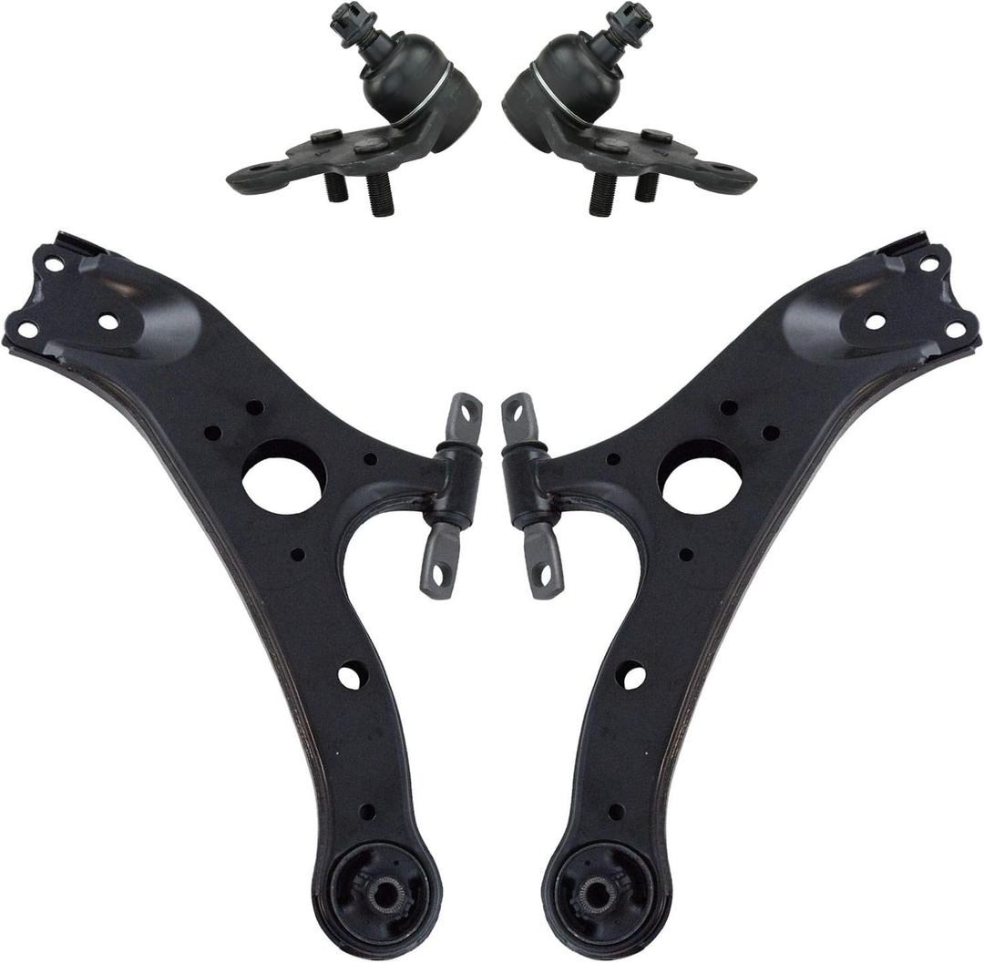 TRQ Front Lower Control Arm with Ball Joint Set Driver & Passenger Side Lower Compatible with 2011-2020 Toyota Sienna
