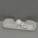 Shower Spice Stand, Bathroom Organizer, Storage Basket, No Drill, Removable Vacuum Suction Cup