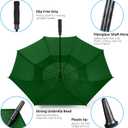 MRTLLOA Extra Large Golf Umbrella, 68 Inch Automatic Open, Oversize Double Canopy Vented Windproof Waterproof Sports Umbrellas for Rain