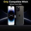 YWXTW 2 Pack Matte Screen Protector for iPhone 14 Pro Max 6.9 Inch + 1 Set Camera Lens Protector, Anti Glare Anti Fingerprint 14 Pro Max Glass Screen Protector, Bubble Free, Smooth as Silk