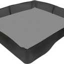Dog Playpen Top Cover, Mesh Design for Indoor and Outdoor Environments, Black, 36inch