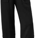 Trendy Queen Women's Wide Leg Pants, Soft Cotton Blend with Pockets for Casual Summer,Medium