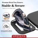 UFETGYG Ironing Board, Metal Panel Iron Board |43" X 13" W/with Iron Rest | Full Metal Construction| Height Adjustable | Heat & Scorch Resistant Fabric | Anti-Skid Feet | Heavy Duty| Easy to Fold