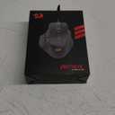 Redragon M811 Aatrox MMO Gaming Mouse, 15 Programmable Buttons Wired RGB Mouse w/Ergonomic Natural Grip Build, 10 Side Macro Keys, Software Supports DIY Keybinds & Backlit (Black)