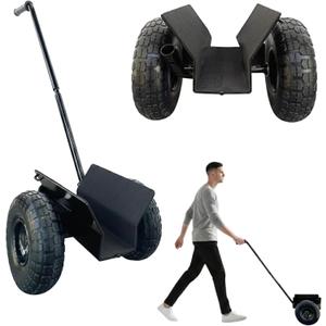 Heavy Duty Panel Dolly, All-Terrain Slab Dolly with 1000 LB Weight Capacity,10-inch Wheels (Black Solid Tire)-Patent Pending