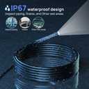 Borescope Inspection Camera, Fantronics Industrial Endoscope IP67 Waterproof 8mm Camera with 8 LED Lights for OTG Android & iOS Smartphone, iPhone, iPad, Samsung (16.4FT, Type-C, Micro, Lightning)