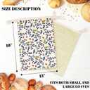 2 Pack Beeswax Bread Bags - 17x13 Inch Reusable Bread Storage Bags,Bees Wax Lined Bread Bags for Home Cooks fresh bread storage Easy Clean (Berry)