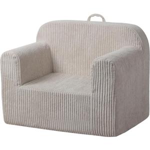 Getifun Foam Kids Sofa Chair, Comfy Toddler Couch,Soft Toddler Armchair for Boys and Girls (Beige)