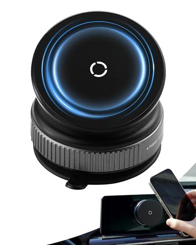 Pack of 2, Magnetic Phone Holder for Car, 360° Adjustable Rotatable Magnetic Mount, Air Suction Magnetic Phone Mount, Vacuum Magnetic Phone Holder, Hands-Free Phone Holders for iPhone17/16 All Phones