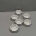 DOWAN 8 oz Ramekins Oven Safe for Creme Brulee, Souffle Dish Baking Bowls, Custard Cups for Pudding Dips Sauce Dessert Yogurt Ice Cream, Ceramic Ramiken Set of 6, Soft White