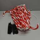 COOLWUFAN 24 Pack Chrismas Candy Cane Lights, 33'' Light Up Candy Cane Chrismas Decoration Outdoor Yard, Waterproof Xmas Outside Decor Pathway Lights