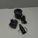 Air Pump for Inflatables, Portable Quick-Fill Electric Air Mattress Pump with 3 Nozzles, Inflator & Deflator Pumps for Outdoor Camping, Pool Floats, Inflatables Couch, Swimming Ring, 12V DC/110V AC (White)