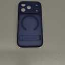 BXYJY for iPhone 17 Pro Magnetic Case with Stand, Camera Control, Compatible with MagSafe, Full Lens Protection, Military Grade Shockproof, Translucent Men Women Slim Thin Case for iPhone 17 Pro, Blue