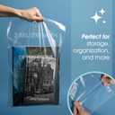 Spartan Industrial - 10" X 13" (100 Count) Quart Clear Reclosable Zip Plastic Poly Bags with Resealable Lock Seal Zipper - 2 Mil
