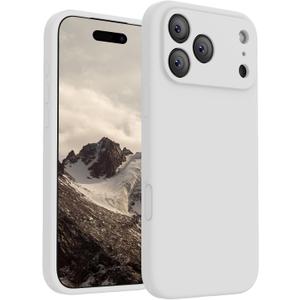 FireNova Magnetic for iPhone 17 Pro Max Case, Compatible with MagSafe, [Integrated Silicone Camera Control Button] [Camera Protection] Anti-Scratch Microfiber Lining Phone Case, 6.9", White