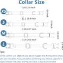 Soft Leather Dog Collar and Leash (6.6') Set - Stylish Rose Gold Heavy Duty Metal Buckle, 4 Adjustable Lengths Leash for Small Medium Large Dogs - Comfortable & Easy to Clean Pink XS(8"-12")