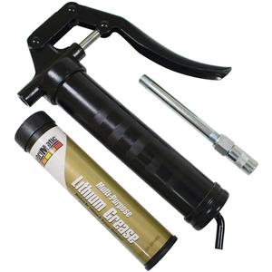 LubriMatic 30-132 Economy Mini Grease Gun Kit + Multi-Purpose Grease - 3 oz LubriMatic 30-132 Economy Mini Grease Gun Kit + Multi-Purpose Grease - 3 oz