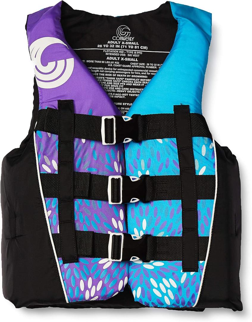 Connelly Teen Nylon Life Vest, Teen ,90 to 120 lbs